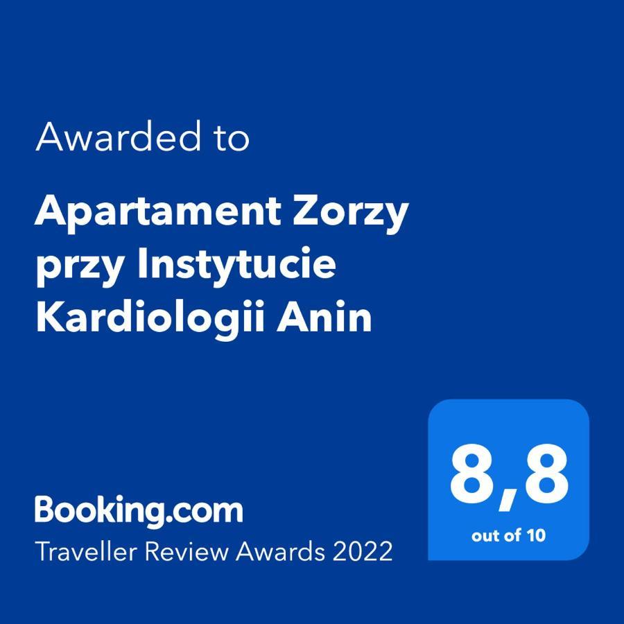 Apartament Zorzy Przy Instytucie Kardiologii Anin Apartment Warsaw Exterior photo